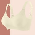 thumbnail image 2 of ShomPort Padded Bras for Womens Adjustable Straps Full Coverage Solid Color Push Up U-Back Everyday Underwear, 2 of 6