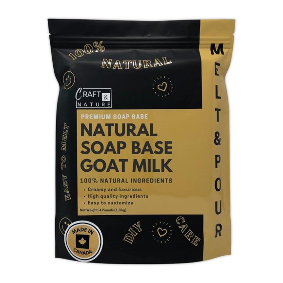 Base de jabón Craft & Nature con leche de cabra 1,8 kg sin fragancia