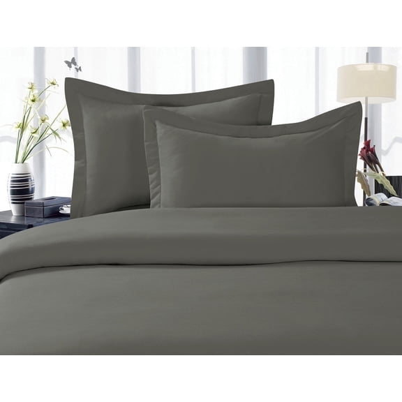 Elegant Comfort 1800 Series Microfiber Bed Sheets 6-Piece Set, Deep Pocket, Queen Gray
