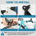 thumbnail image 7 of Housolution Bike Wall Mount - [1 Pack] EVA Foam Padded up to 48.5 lbs, Heavy-Duty Adjustable Bike Wall Hanger for Road, Mountain and Hybrid Bikes, Garage & Apartment, 7 of 7