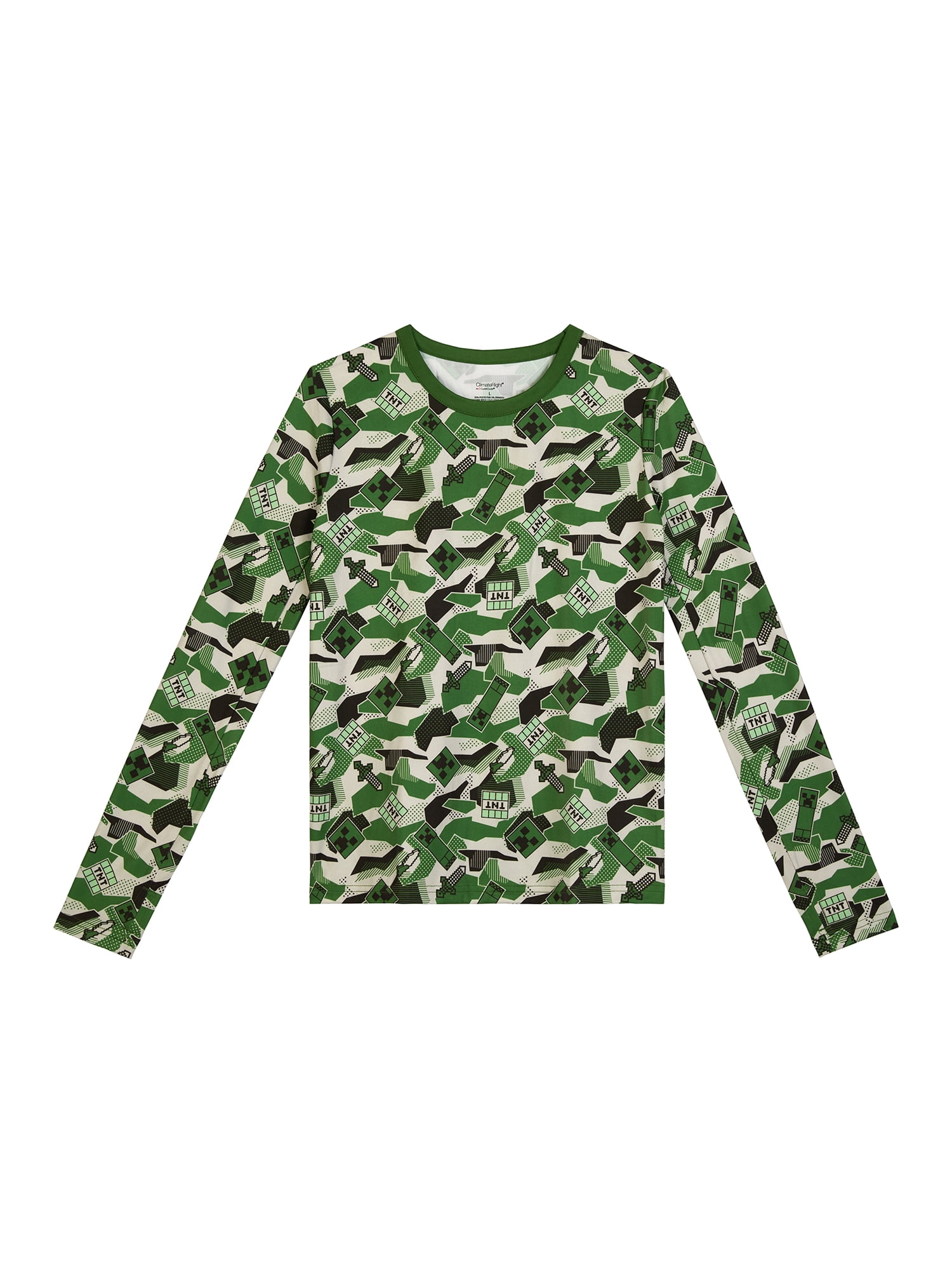 Climateright By Cuddl Duds Minecraft Boys Thermal S-L