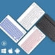 thumbnail image 2 of Teclado inalámbrico ultrafino, miniteclado recargable compatible con Bluetooth de 78 teclas para Android, iOS, Windows, PC, iPad y tabletas, 2 of 5