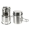 thumbnail image 1 of Graflsoa Durable Stainless Steel Camping Cookware Set with Foldable Stove and Pot for Outdoor Adventures, 1 of 6