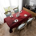 thumbnail image 4 of Simple Red Black Gradient Abstract Flowers Tablecloths Waterproof Kitchen Coffee Table For living Room Home Decor Dining Table, 4 of 6
