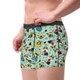 thumbnail image 2 of Pofeuu Green Cute Avocado Print Men’s Boxer Briefs, Moisture-Wicking Underwear, Regular,Trunk-Large, 2 of 5