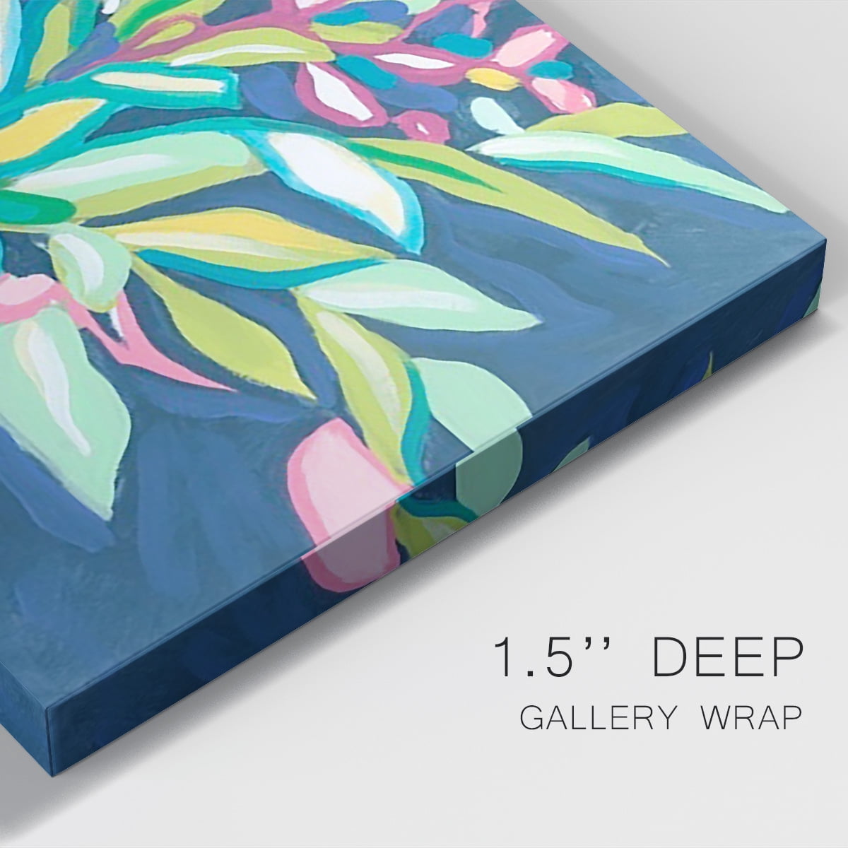 Blue Tropics I Premium Gallery Wrapped Canvas - Ready to Hang
