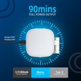 thumbnail image 5 of Magnetic Selfie Light Compatible for MagSafe iPhone, CRI 95+ 700lx/0.3m Folding LED Phone Fill Ring Lighting with Full Mirror for Zoom Makeup Photography Recording Conference TikTok(White), 5 of 14