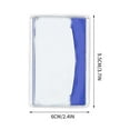 thumbnail image 4 of Giunmcul PVC Social Security Card Protector Clear ID Holder Waterproof Sleeve, 4 of 4