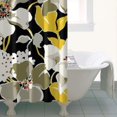 thumbnail image 5 of Summer Bloom Floral Curtain – Watercolor Botanical Print Adds Life to Bright, Cheerful Bathroom Design, 5 of 5