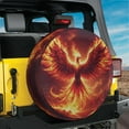 thumbnail image 2 of Lotusprinthandmade Phoenix Lovers Spare Tire Cover Without Backup Camera Hole 6 Sizes (27 in.), 2 of 7