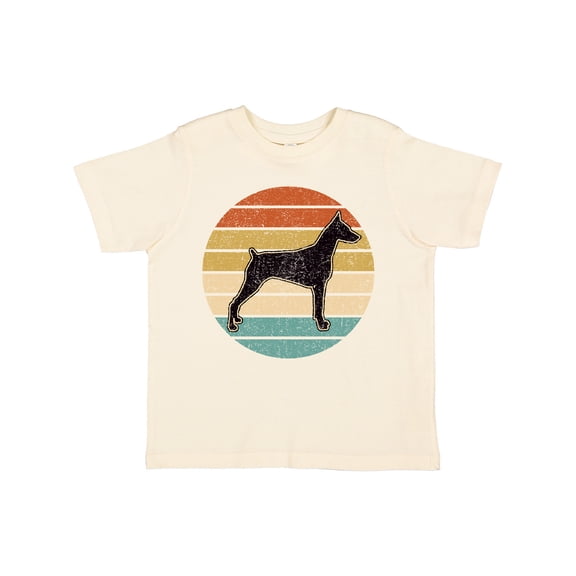 Inktastic Doberman Dog Retro Sunset Boys or Girls Toddler T-Shirt