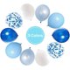 thumbnail image 2 of Globos de látex de confeti azul real, 50 piezas de 12 pulgadas, globos de fiesta azul claro, azul bebé y blanco para decoración de fiesta de boda de cumpleaños, 2 of 5