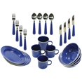 thumbnail image 1 of STANSPORT(R) 11220-03 Deluxe 24-Piece Enamel Tableware Set (White), 1 of 5