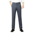 thumbnail image 1 of HNMKIU Men's Casual Trousers Loose Fit Straight Leg High Rise Comfortable Deep Pants for Everyday Wear, 1 of 4