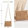 thumbnail image 2 of Bolsa Avisky de crochet para mujer, bandolera de algodón para playa de verano, 2 of 7