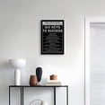 thumbnail image 5 of Motivational Canvas Wall Art Six Keys to Success Motivational Pictures Inspiring Entrepreneurs Quotes Poster Office Decoration Printed Artwork Frame Ready to Hang12x18, 5 of 6