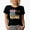 Black, variant on One Cute Chick, Groovy Text & Cute Chicken Art Merch Gift, Black T-Shirt, Small