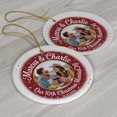 thumbnail image 3 of Custom Gift Our 10TH Christmas Married Ornament, Date Name Picture Mr & Mrs Married Keepsake Christmas Ornament, 10th Xmas Married Christmas Ornaments, 3 of 5