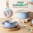 thumbnail image 2 of Chef Power Stars 10 Piece Induction Compatible Aluminum, Ceramic Cookware Set, 2 of 8