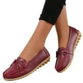 thumbnail image 2 of Eashery Casual Shoes Women Flats Casual Shoe Womens Shoes Dressy Casual Red 38, 2 of 5