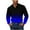 #H-Blue, variant on George Men Shirts Gradient Dip Dye Long Sleeve Button Up Blouses Casual Slim Fit Chest Pockets Stylish Denim Western Top,White,M