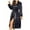 Black, variant on WDDDD Women's Long Ice Silk Thin Nightgown Black XL