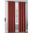 thumbnail image 4 of Better Homes & Gardens Basketweave Curtain Panel, 50" x 84", Rust, 4 of 6
