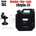 thumbnail image 1 of 3/5l Petrol Jerry Can Gasoline Diesel Fuel Tank Container Scooter Motorcycle Petrol Can Backup Fuel-jug With Lock Key Atv Quad, 1 of 1