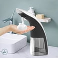 thumbnail image 3 of 330mL Automatic Soap Dispenser Drip Type Touchless Hand Sanitizer Machine with IR Sensor Waterproof Desk Smart Soap Dispenser for Bathroom Kitchen, 3 of 8