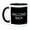 Black/White, variant on 3drose, Welcome Back. White Capital Lettering on Black Background., 11oz Two-tone Black Mug