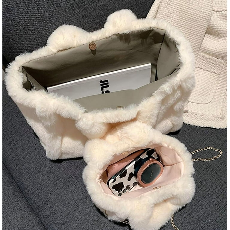 Ugg furry purse hotsell