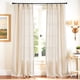 thumbnail image 1 of Cortinas Jinchan, mezcla de lino beige, 240 x 125 cm, 2 paneles, 1 of 6
