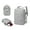 Gray, variant on YiBai Black Travel Backpack For Women Men,Airline Approved Carry On Backpack,Flight Approved Sports Luggage Backpack,Casual Daypack Small Hiking Backpack #NID324