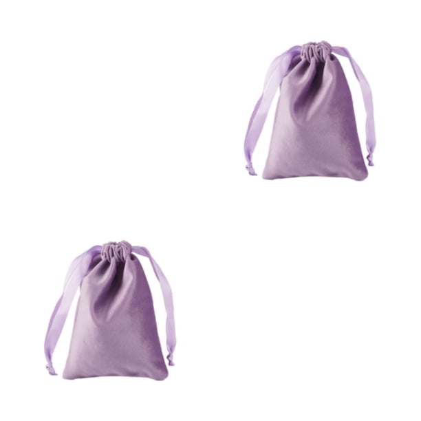 Cateissary Bolsas de regalo para dulces, embalaje práctico y ecológico para regalos de fiesta, aplicaciones amplias, fáciles de usar en color púrpura 2Conjunto