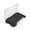 Black-1, variant on 6.9x4.1x0.8 Inch Fishing Tackle Box Super Slim Fishing Box - Hooks Spinners Spoons Storage Tackle Tray, Lightweight PP for Hooks and Bait - For Fishing Gear