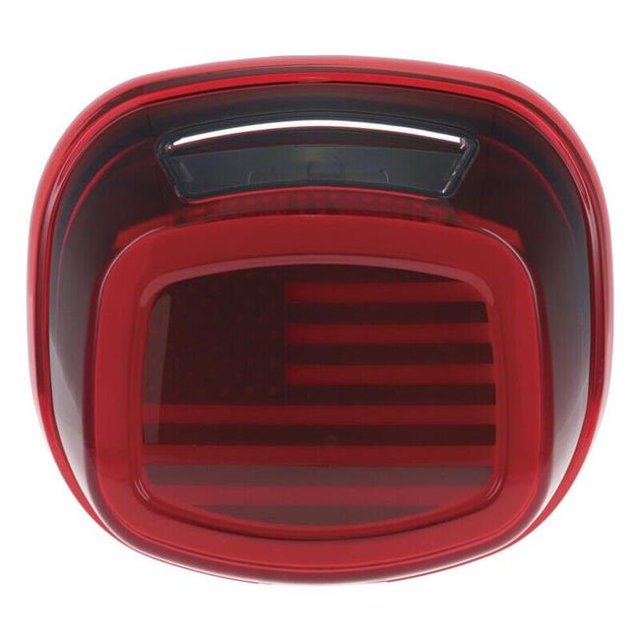 Kuryakyn 2924 Feu Arrière de Liberté avec Plaque d'Immatriculation Light&44; Rouge
