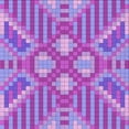 thumbnail image 1 of Ahgly Company Indoor Square Patterned Purple Mimosa Purple Area Rugs, 5' Square, 1 of 6