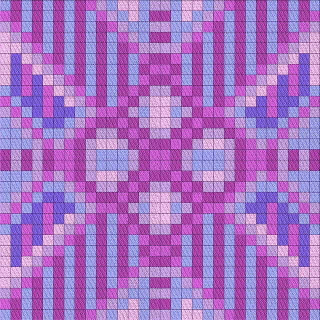 Ahgly Company Machine Washable Indoor Square Transitional Purple Mimosa Purple Area Rugs, 7' Square