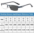 thumbnail image 2 of Ultra-Light Multi-Focal Photochromic Reading Glasses, Multi Focus Sports Color Changing Anti-Blue Presbyopia Glasses, 2 of 9