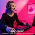 thumbnail image 3 of Wireless Gaming Headset for PS5 PS4 PC Switch Mobile, Noise Cancelling Mic, USB-C & 3.5mm Wired Mode, Over Ear Gamer Headphones Black, 3 of 10