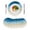 Blue, variant on 15 Inch Round Placemats Set of 6, Blue Summer Beach Non Slip Heat Insulation PP Table Mats, Nautical Coastal Beige Seaside Washable Place Mats for Kitchen Dining Party Table Decor