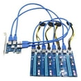 thumbnail image 1 of STARTIST 60CM PCI-E 1X à 16X Convertisseur de Carte Riser avec Câble d'Extension pour Mineur, 1 of 9