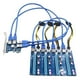 thumbnail image 1 of 60CM PCI externa 1X a 16X Tarjeta vertical Tarjeta gráfica Adaptador de tarjeta de video Tarjeta a 15Pin-6Pin para computadora, 1 of 9