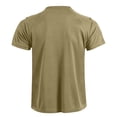 thumbnail image 6 of PNTUTB Men's Casual Solid Color Short Sleeve Crew Neck Sports Training Comfortable Tops with Zipper Pocket, 6 of 6