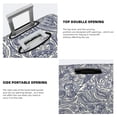 thumbnail image 4 of Travel Luggage Cover Protector - Paisley Pattern No.9018 Anti-Scratch Suitcase Covers Fits 18-32 Inch Luggage, 4 of 5