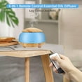 thumbnail image 2 of Essential Oil Diffuser, Daroma Aromatherapy Diffuser With Remote Control,300ml Aroma Ultrasonic Nebulizing Cool Mist Humidifier,7 Color Mood Lights & Waterless Auto-Off for Home Office Gift,Light Wood, 2 of 7
