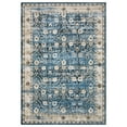 thumbnail image 4 of EastVita Area Rugs Carpets Area Rug 8*10 Living Room Rug Vintage Traditional Rug Distressed Floral Print Indoor Retro Floor Cover Thin Rug for Bedroom Home Decor,Blue blue 8*10ft, 4 of 7