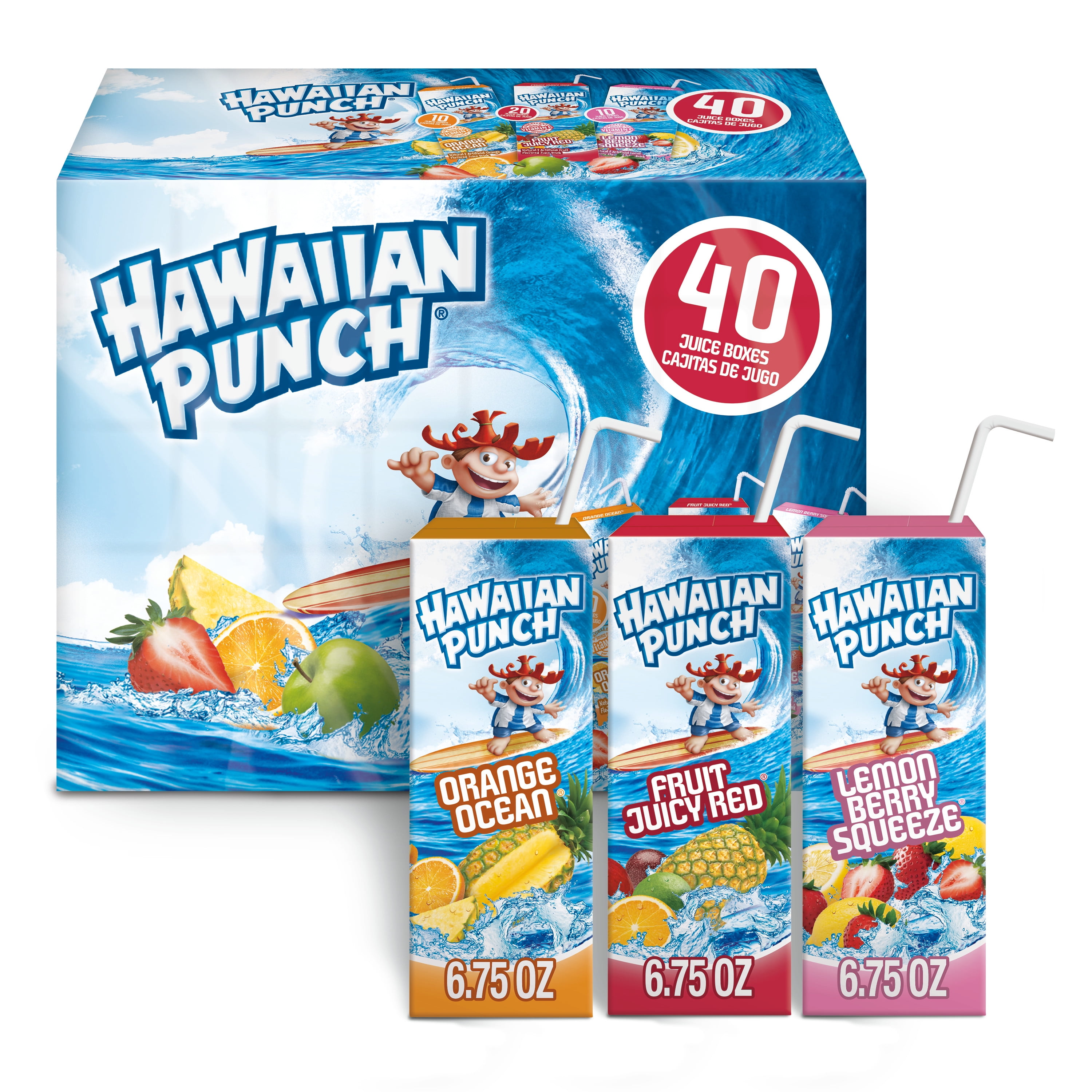 Hawaiian Punch Variety Case, 6.75 fl oz boxes, 40 pack