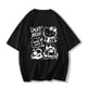 thumbnail image 3 of Camiseta con estampado de gato de Hello Kitty para mujer, camisa holgada de media manga, ropa de calle, estilo americano, Y2k, 3 of 7