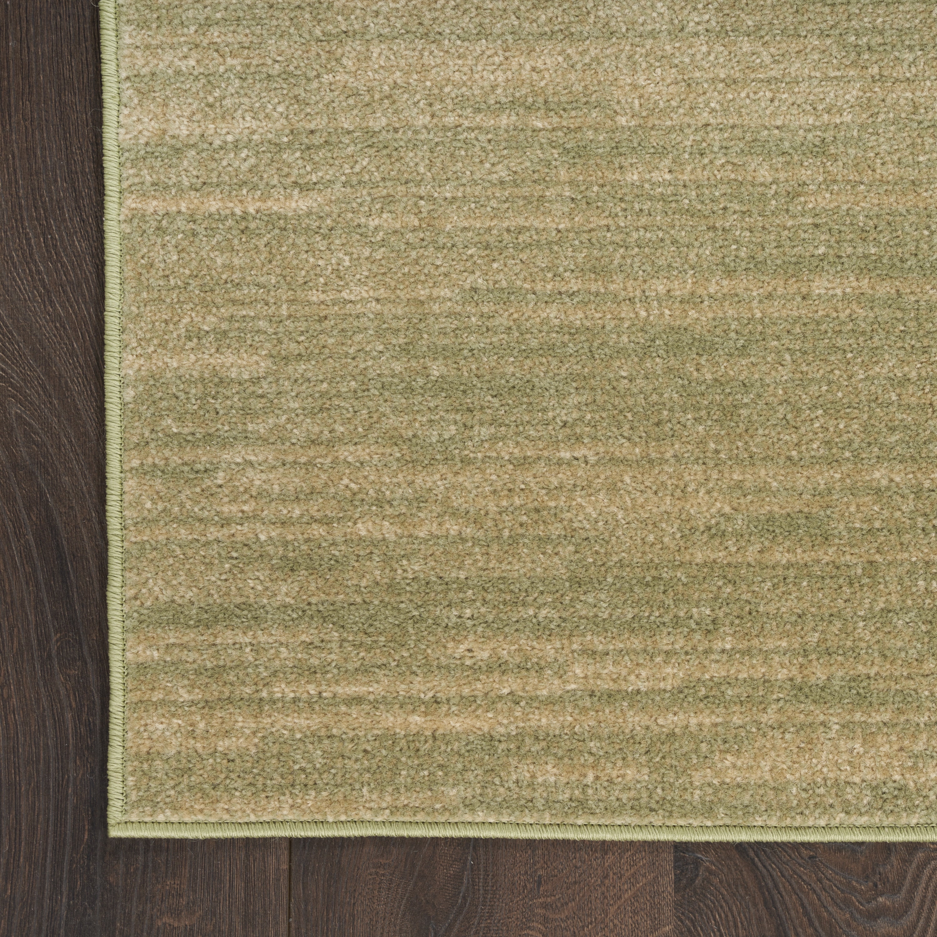 Nourison Essentials Indoor/Outdoor Green Gold 3' x 5' Area Rug (3x5)